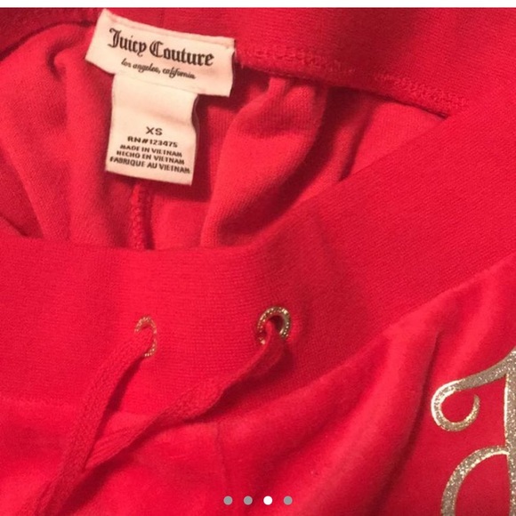 Red Juicy Couture sweatsuit 🍒 - Picture 3 of 4